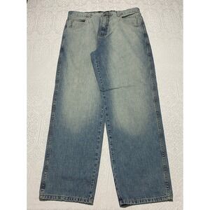Royal Blue Jeans Men's 40x34 Wide Leg Baggy Fit Denim Pants